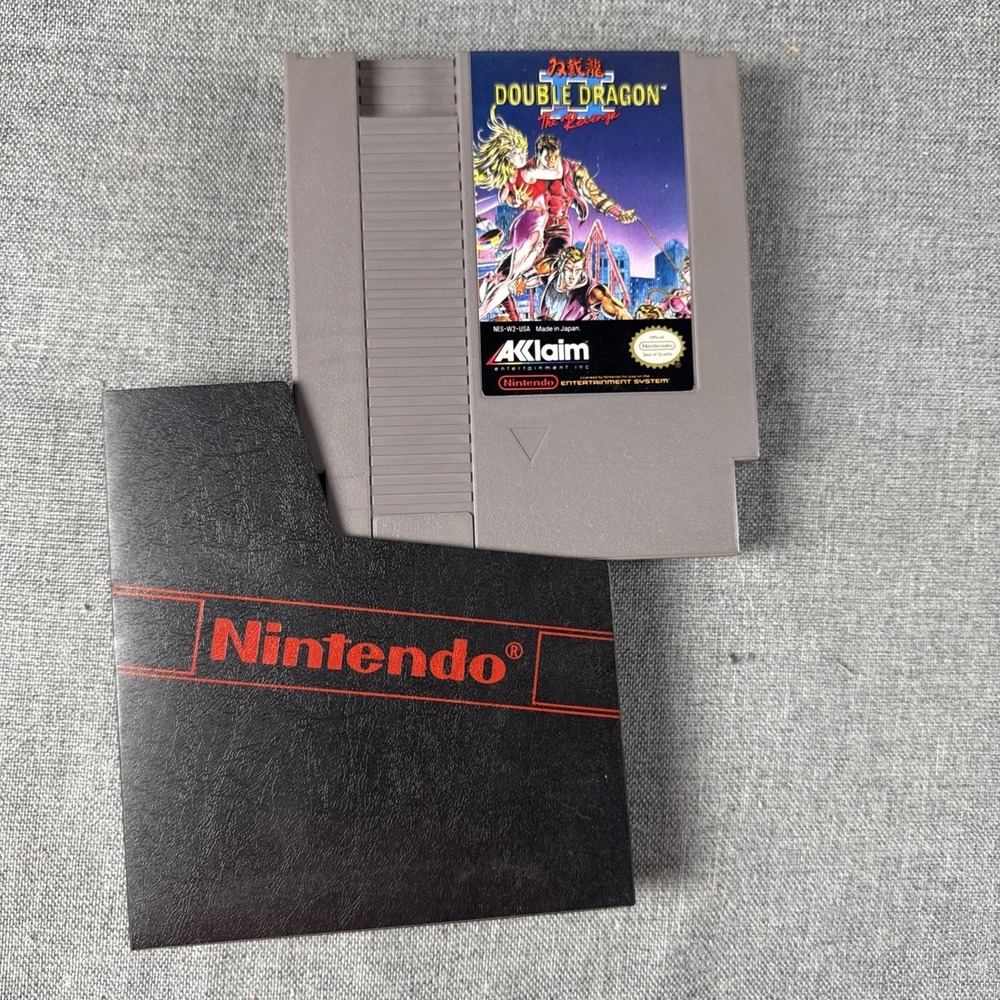 Nintendo Double Dragon Two The Revenge 1985 With Nintendo Sleeve